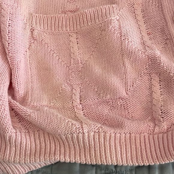 Vintage pink button-down sweater size extra large - Picture 2 of 4